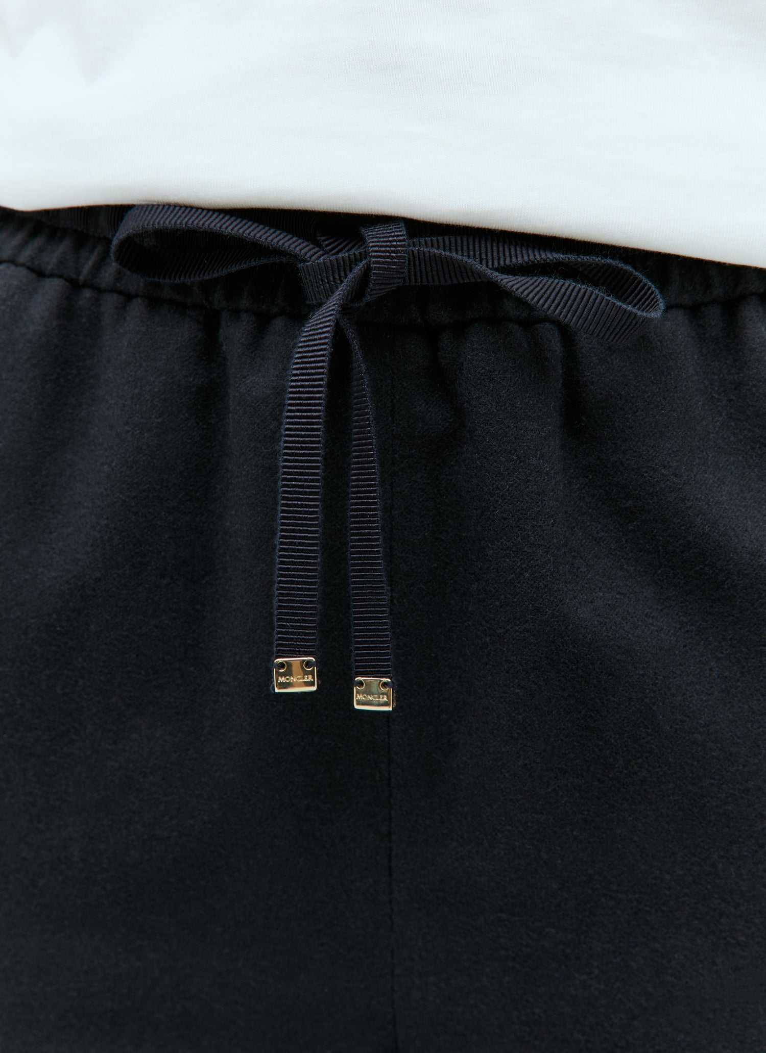 Moncler Women Wool-Blend Drawstring Trackpants by Luosophy