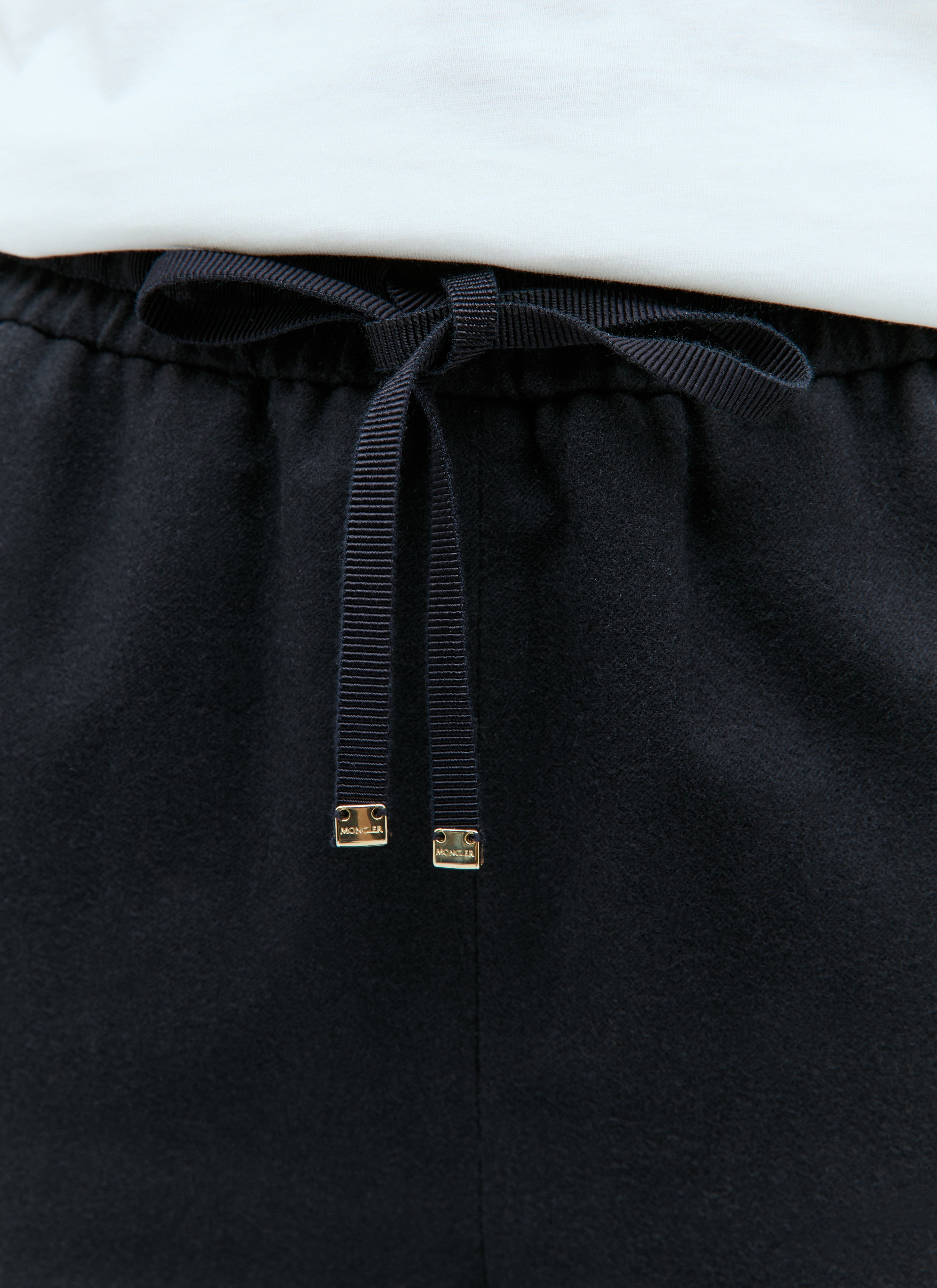Moncler Women Wool-Blend Drawstring Trackpants by Luosophy