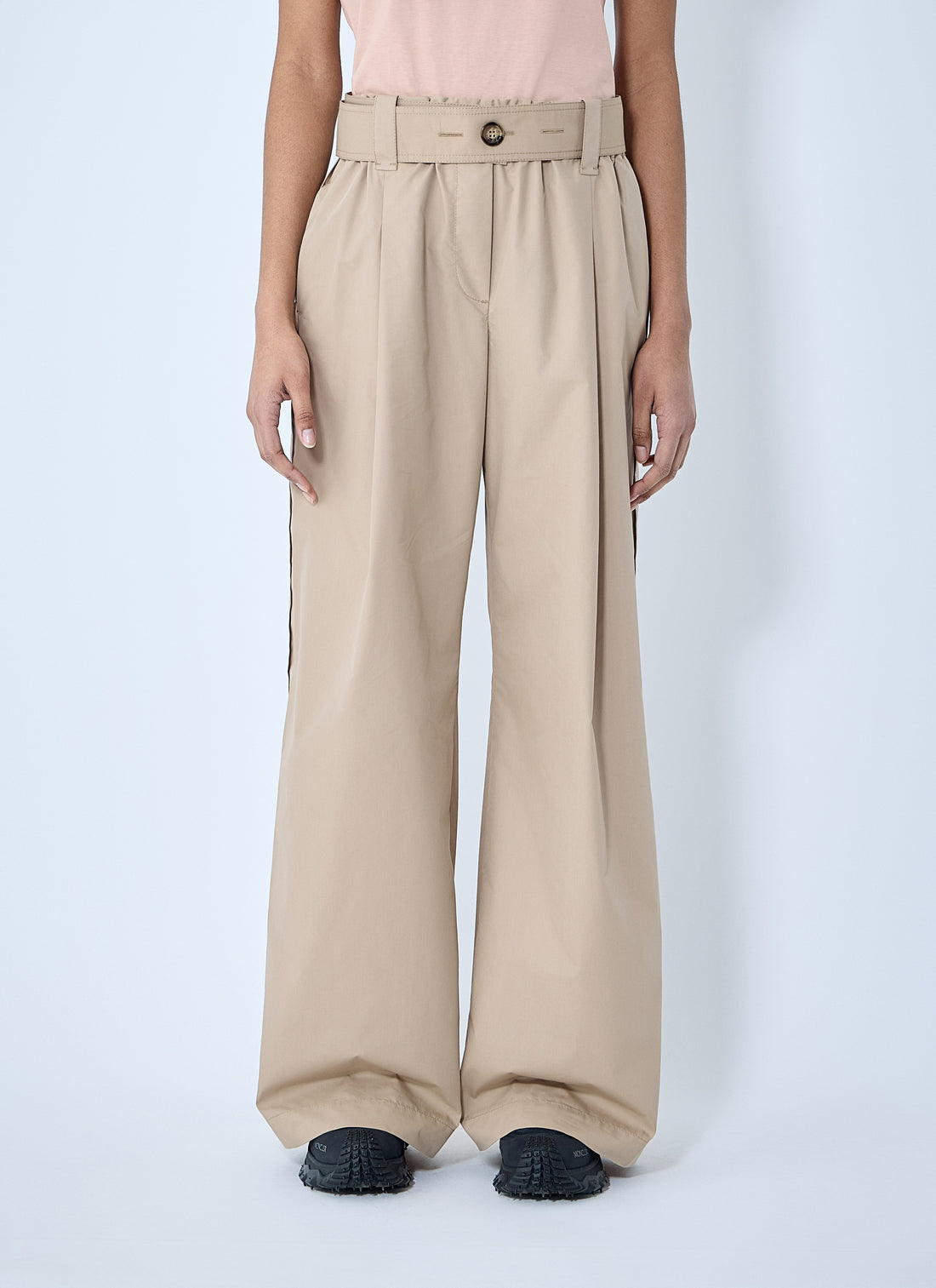 Moncler Women Belted Gathered Pants by Luosophy