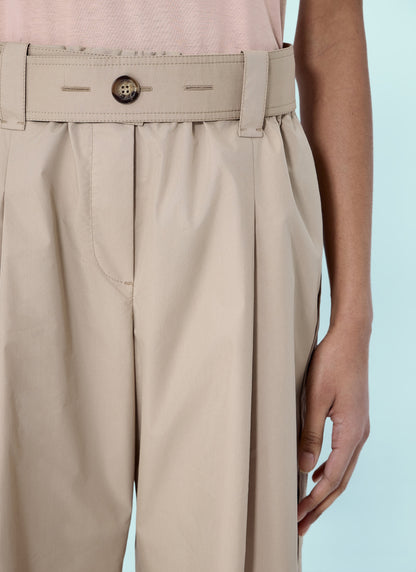 Moncler Women Belted Gathered Pants by Luosophy