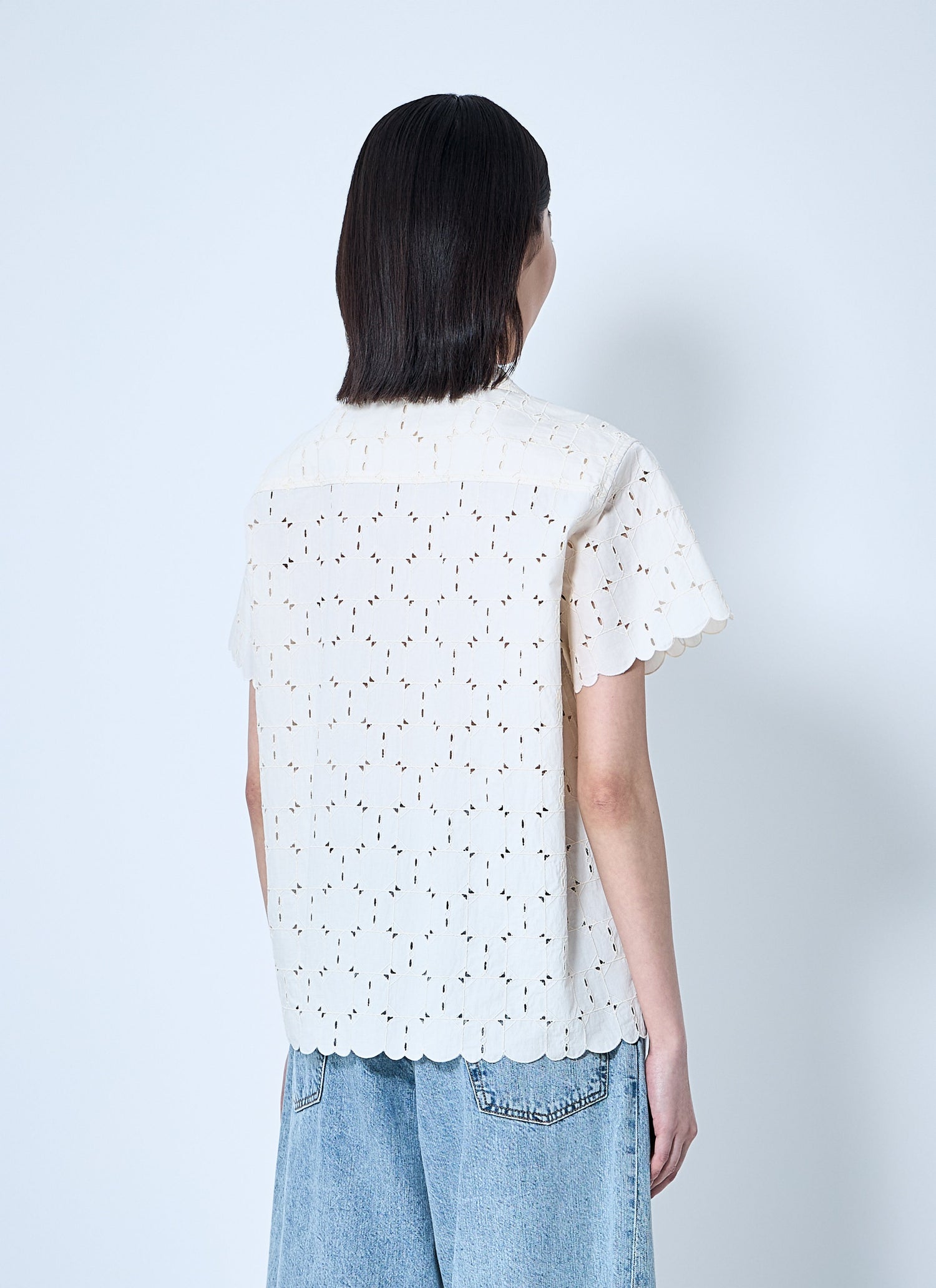 Moncler Women Lace Button-Down Shirt by Luosophy