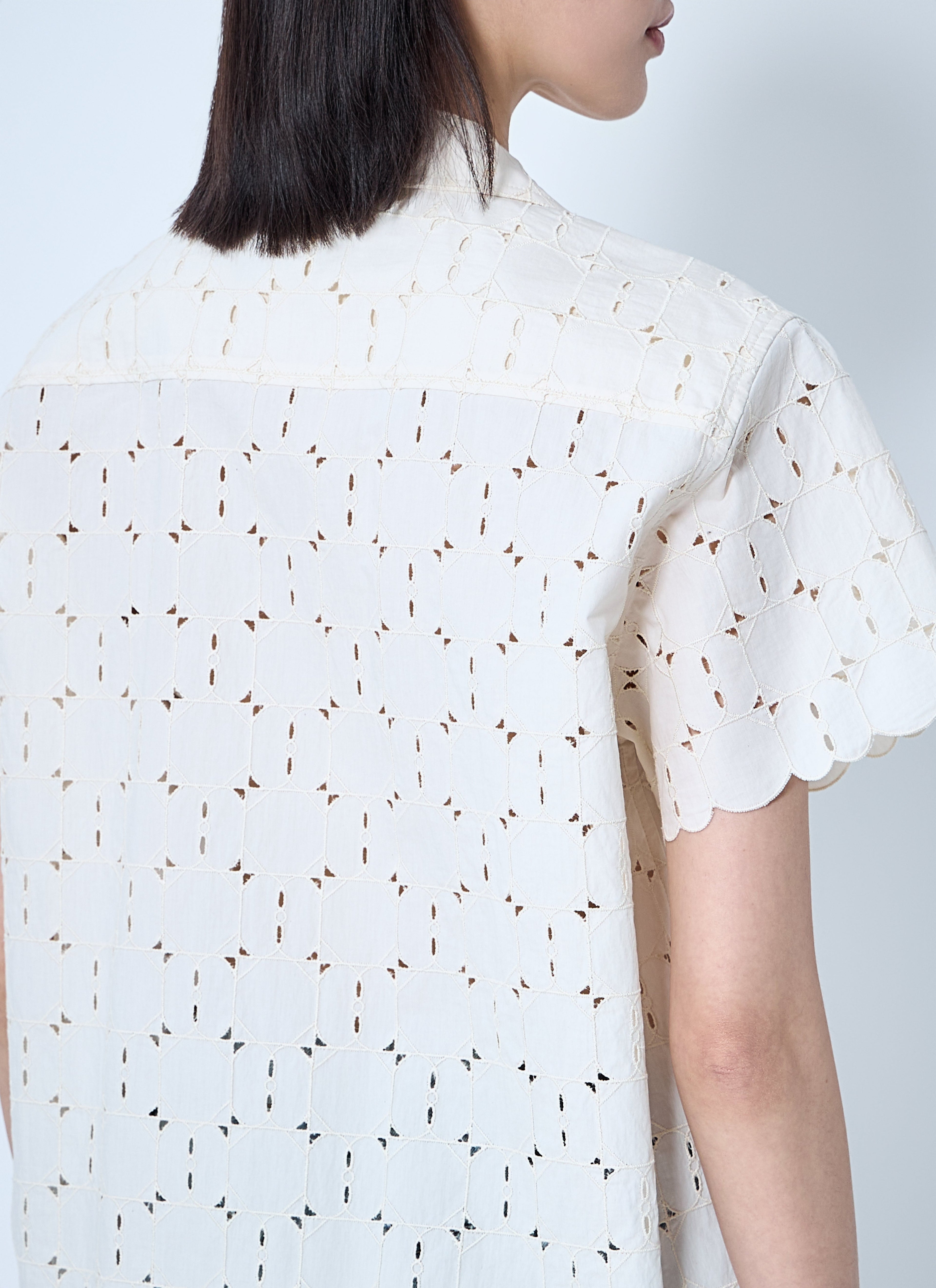 Moncler Women Lace Button-Down Shirt by Luosophy