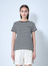 Moncler Women Striped Logo Motif T-Shirt by Luosophy