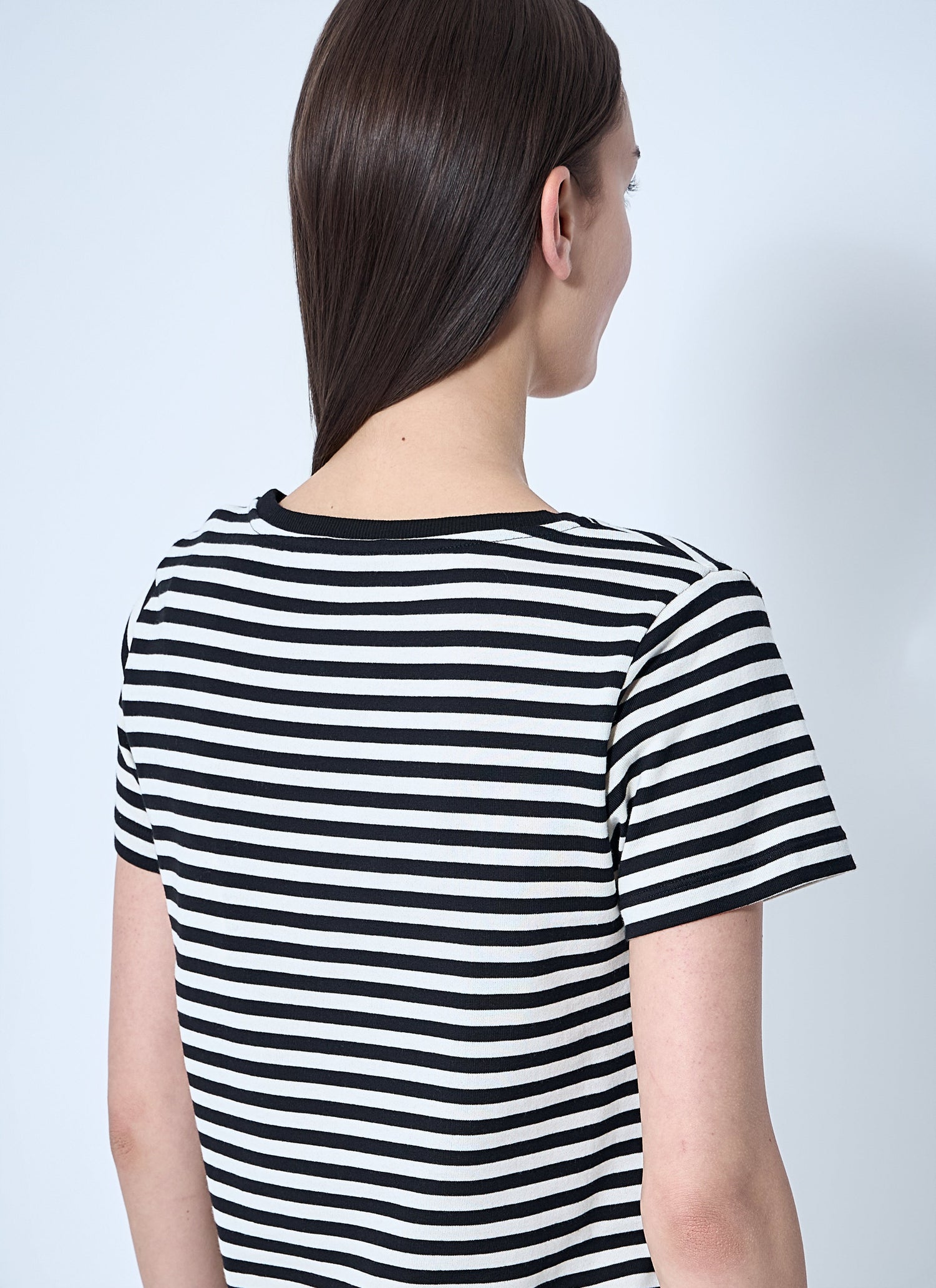 Moncler Women Striped Logo Motif T-Shirt by Luosophy