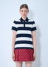 Moncler Women Striped Polo Shirt by Luosophy