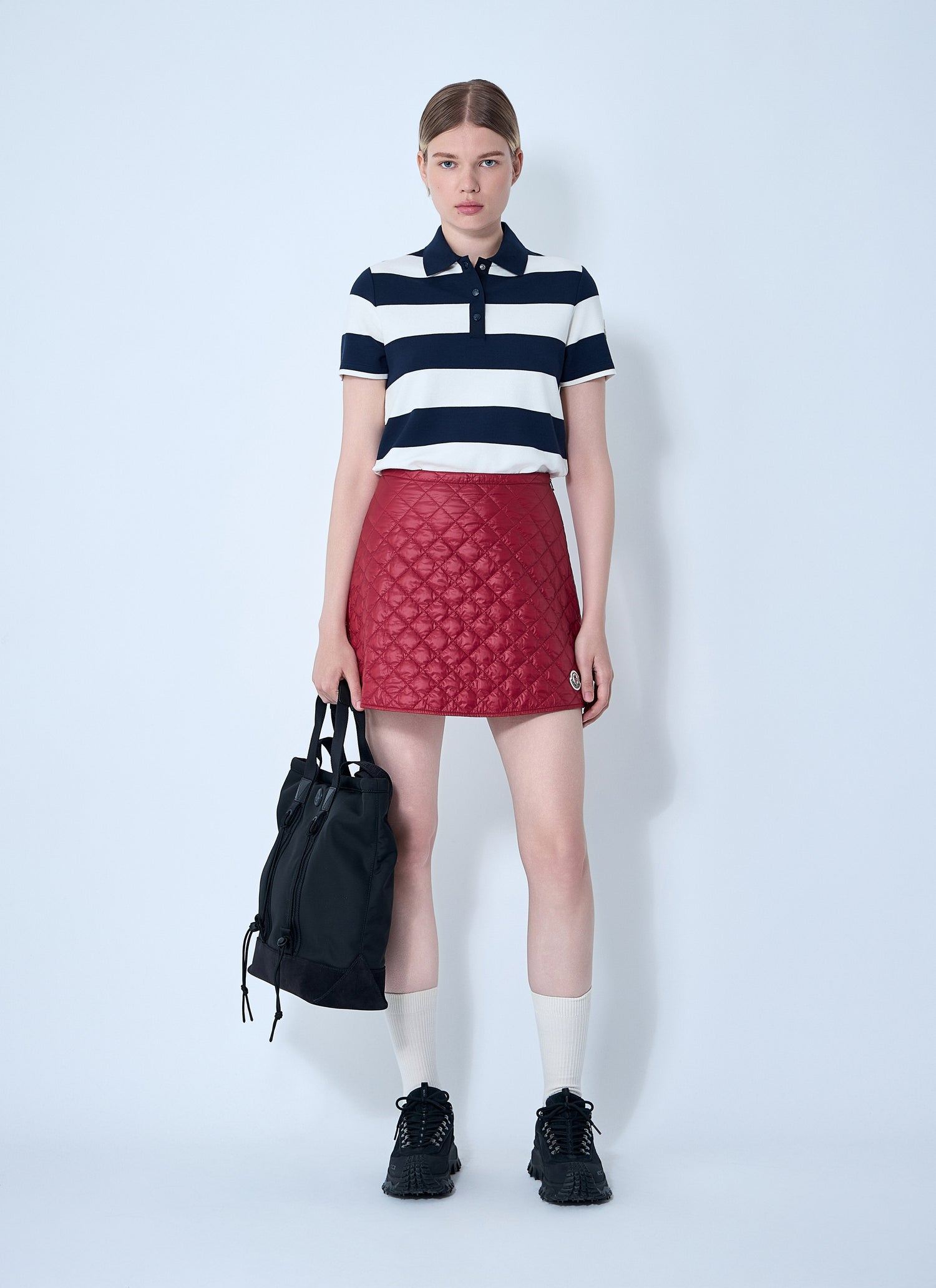 Moncler Women Striped Polo Shirt by Luosophy