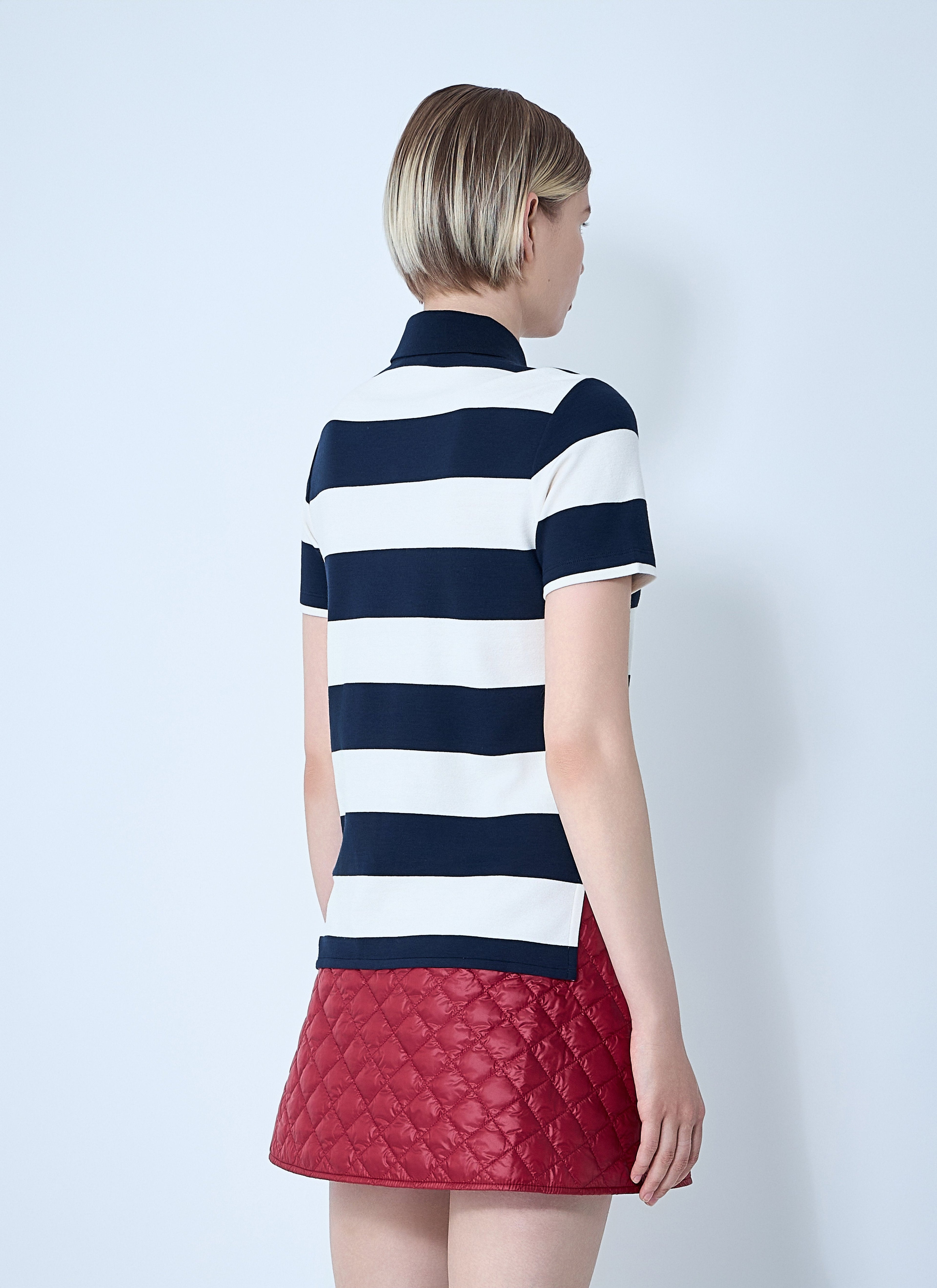 Moncler Women Striped Polo Shirt by Luosophy