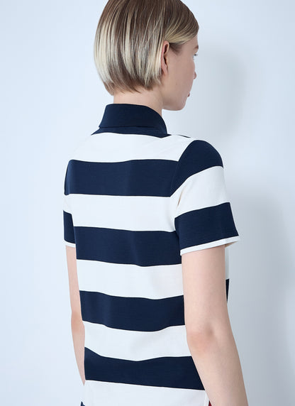 Moncler Women Striped Polo Shirt by Luosophy