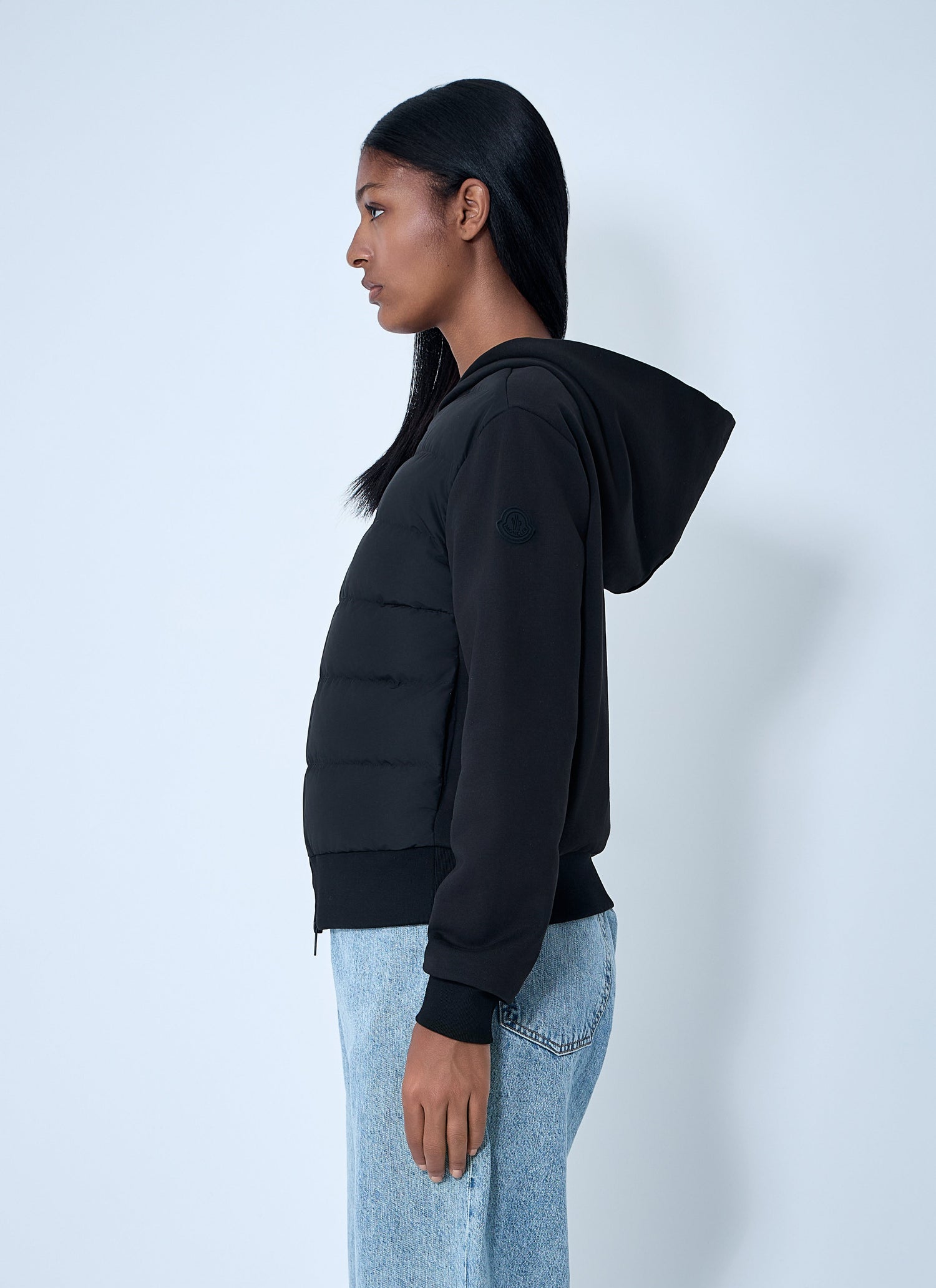 Moncler Women Quilted Hooded Cardigan by Luosophy