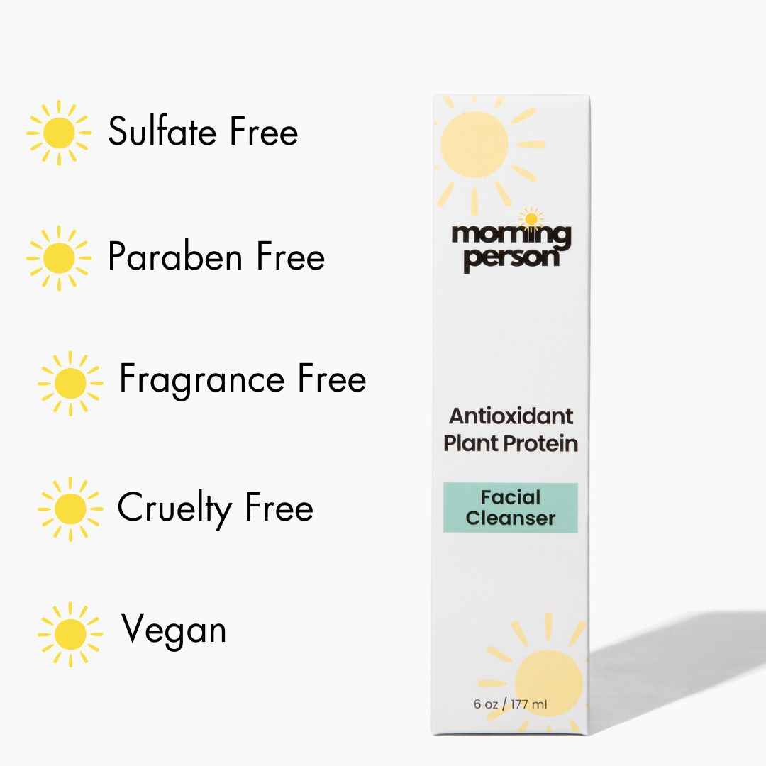Morning Person Antioxidant Plant Protein Face Cleanser