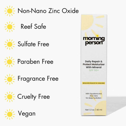 Morning Person Daily Repair Moisturizer with Mineral SPF 50