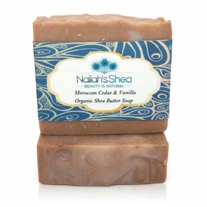 Moroccan Cedar and Vanilla Shea Butter Soap by Nailah&