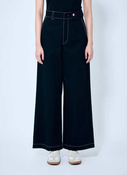 8 Moncler Palm Angels Women Wide-Leg Pants by Luosophy
