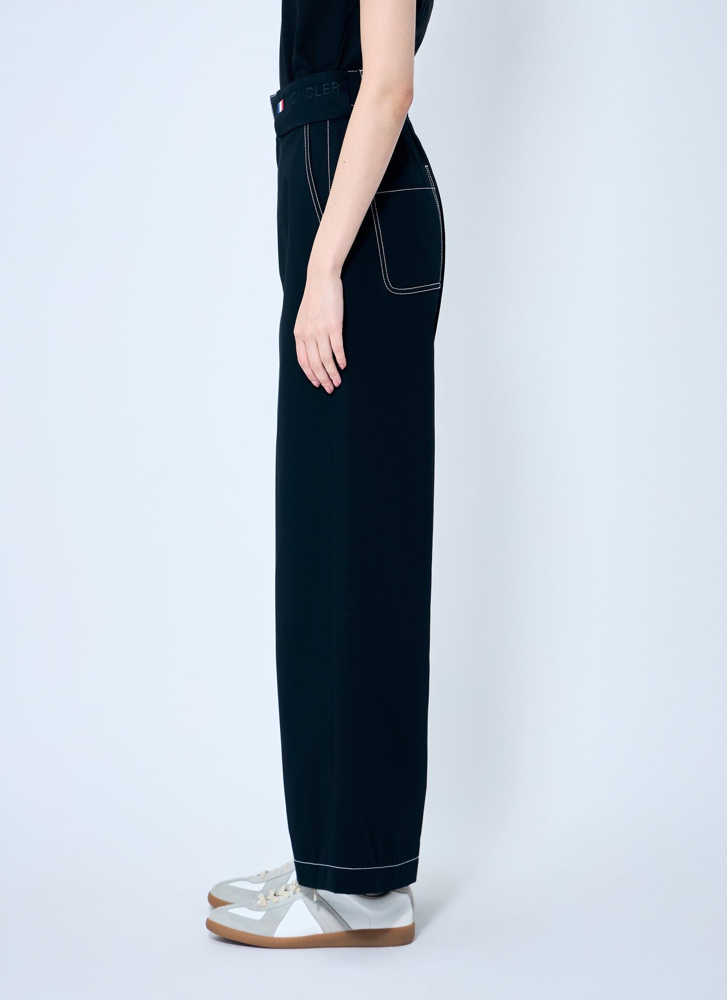 8 Moncler Palm Angels Women Wide-Leg Pants by Luosophy