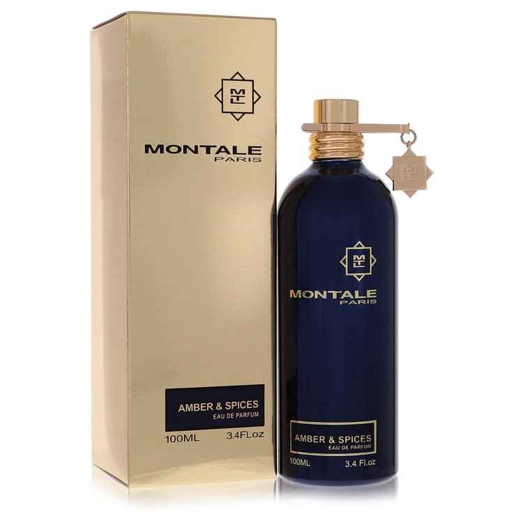 Montale Amber &amp; Spices by Montale Eau De Parfum Spray (Unisex) 3.3 oz for Women