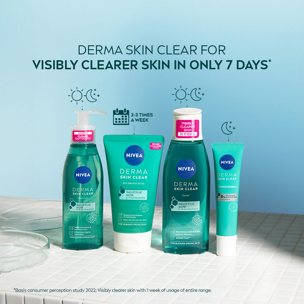 Nivea Derma Skin Clear Face Wash Gel