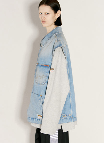 Martine Rose Women Denim Gilet by Luosophy