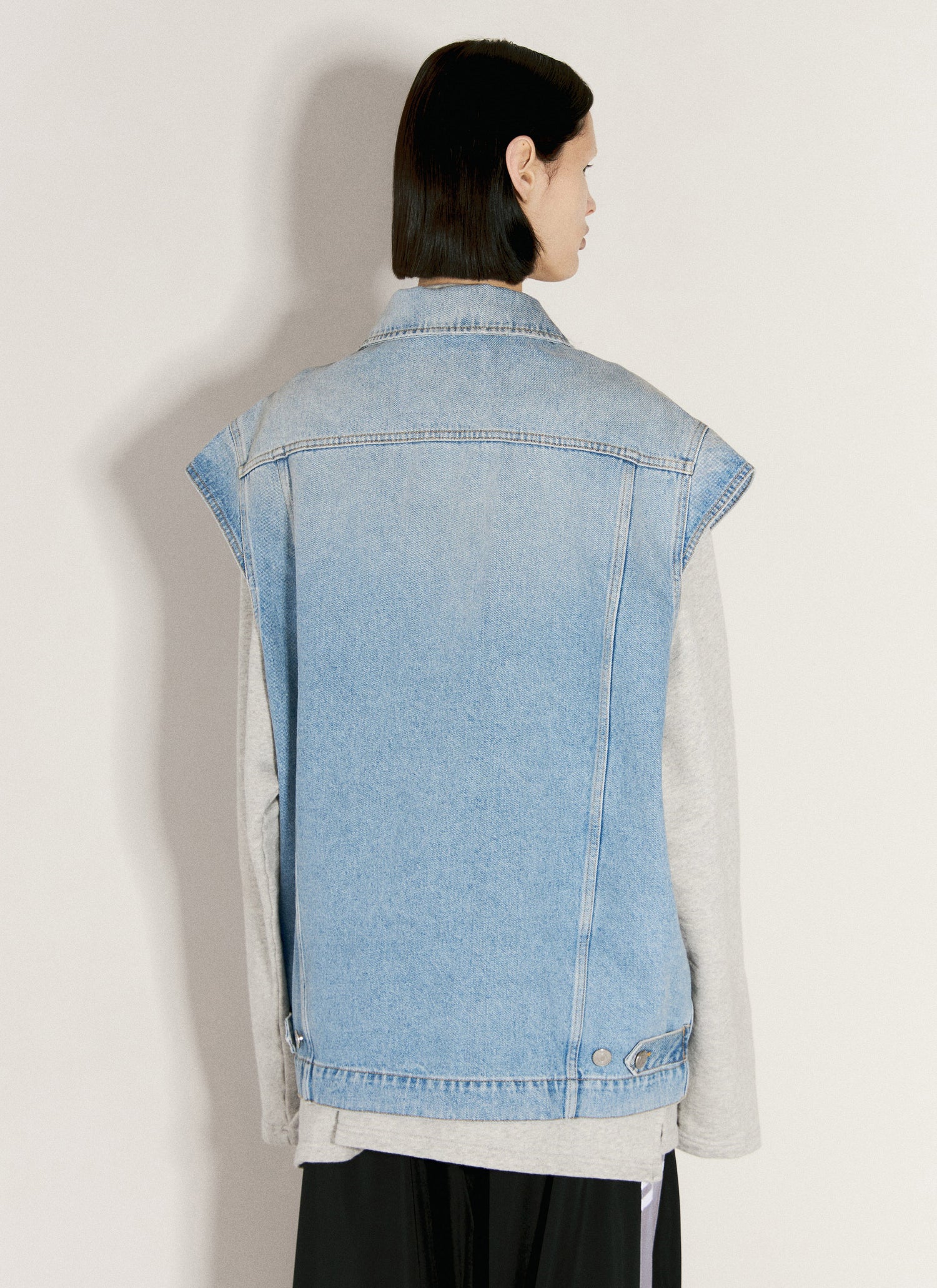 Martine Rose Women Denim Gilet by Luosophy