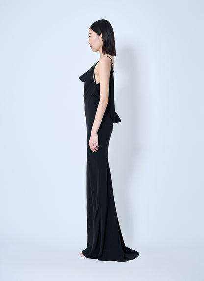 Mugler Women Crepe Maxi Dress by Luosophy