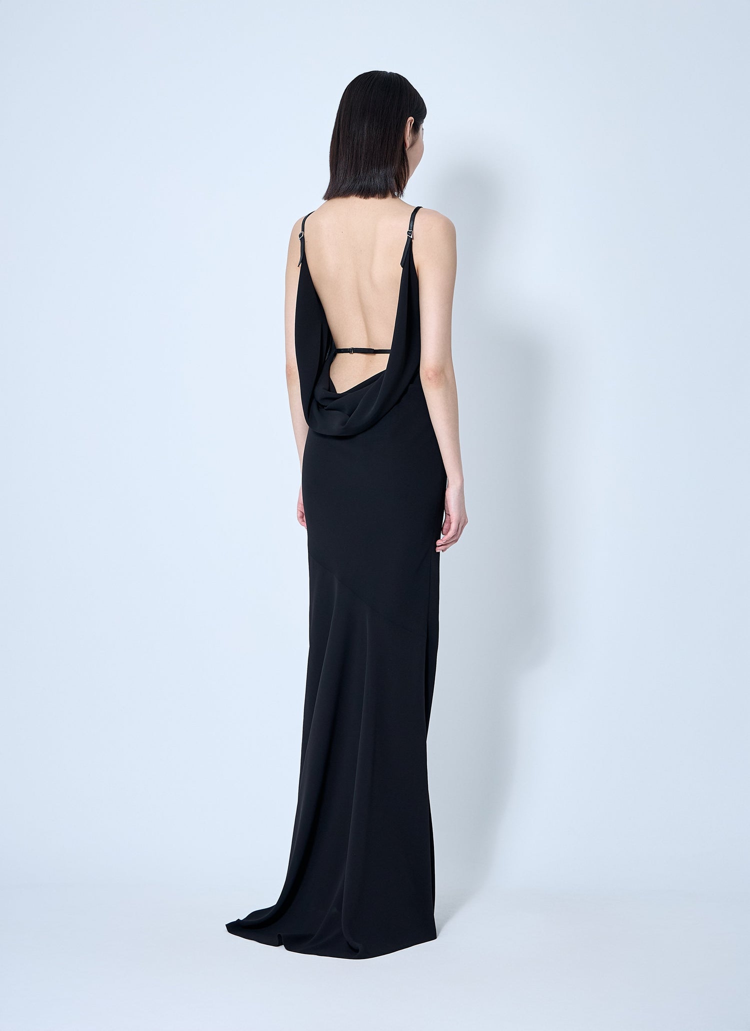 Mugler Women Crepe Maxi Dress by Luosophy