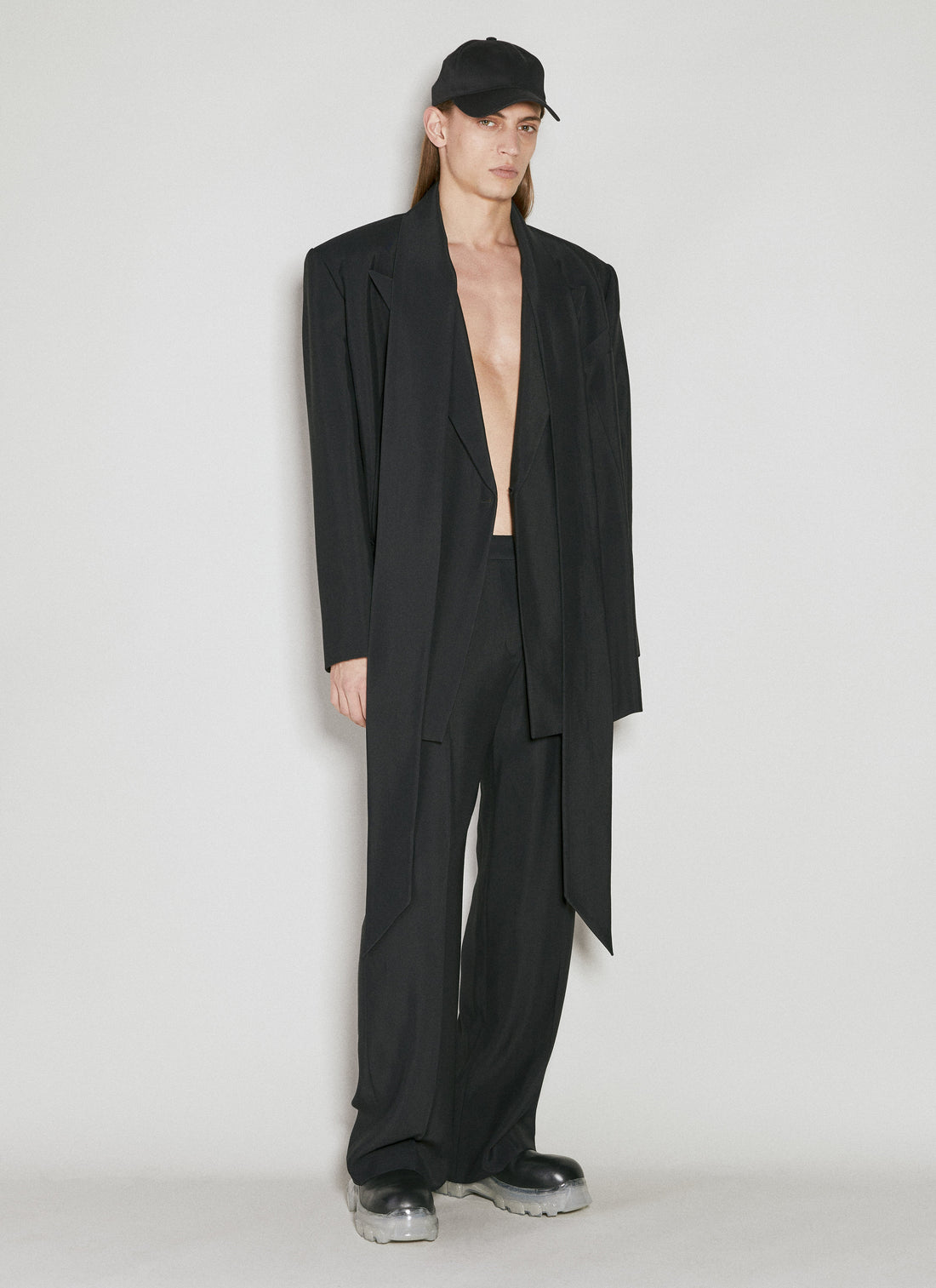 Mugler Women Cut-Out Tailored Pants by Luosophy