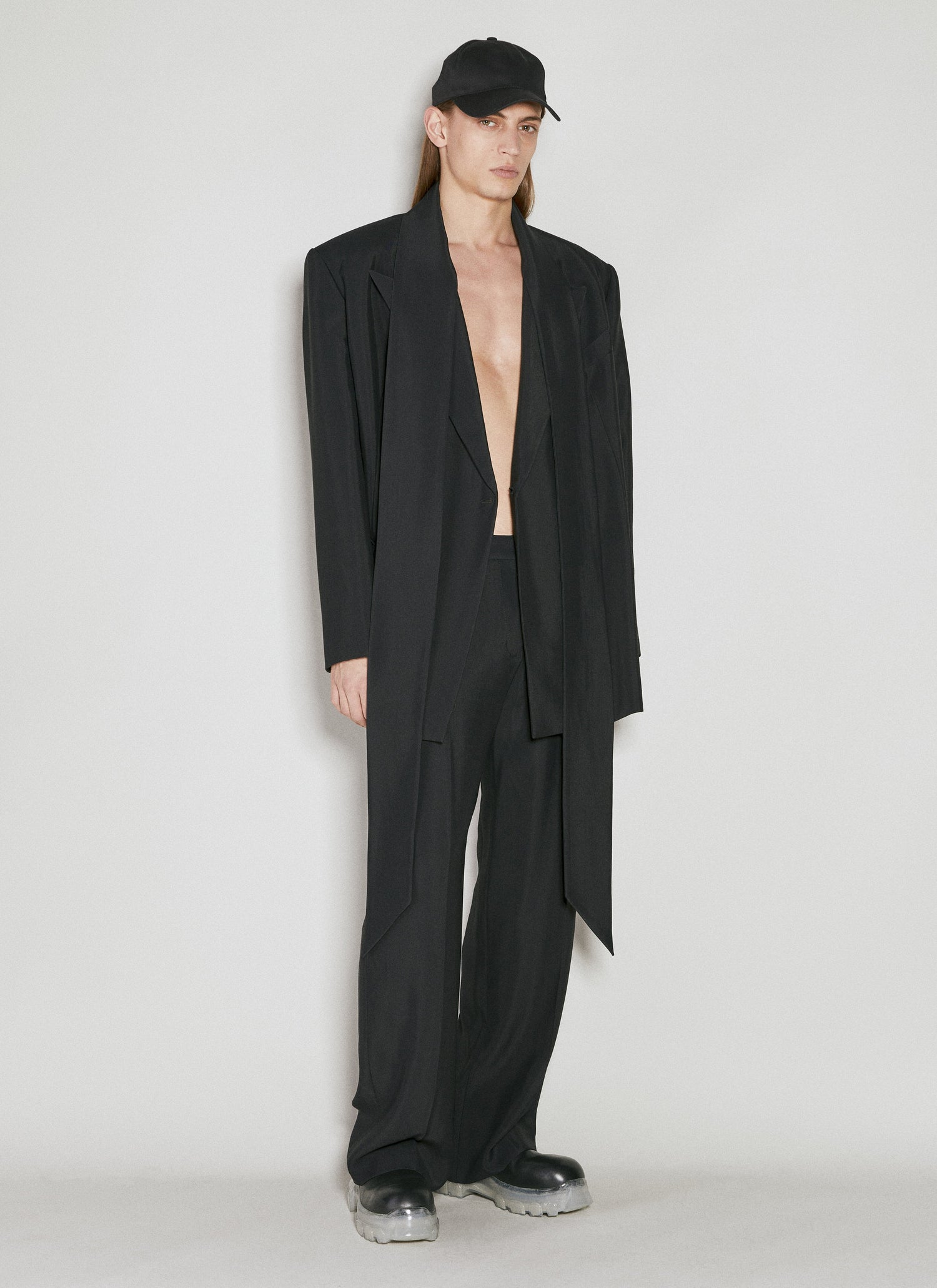 Mugler Women Cut-Out Tailored Pants by Luosophy