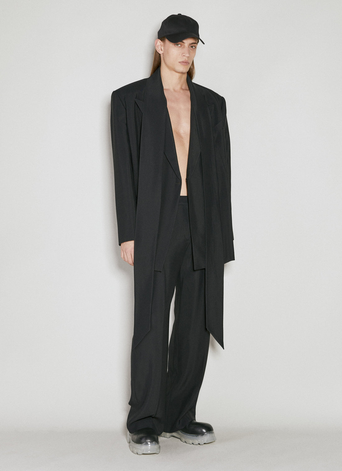 Mugler Men Cut-Out Tailored Pants by Luosophy