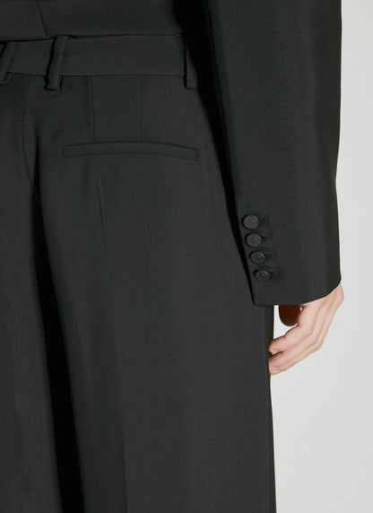 Mugler Men Cut-Out Tailored Pants by Luosophy
