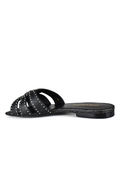 Saint Laurent Women Tribute Sandals by Luosophy