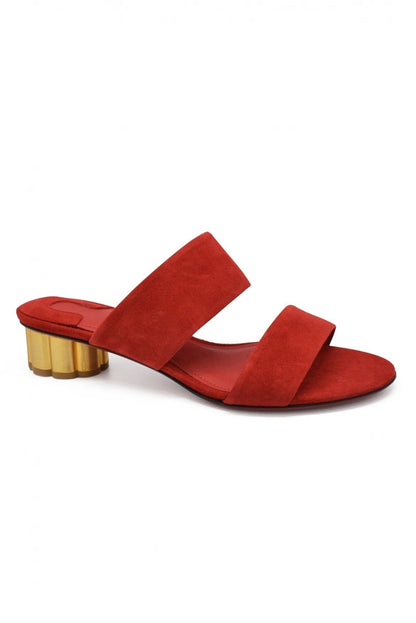 Salvatore Ferragamo Women Suede Mules by Luosophy