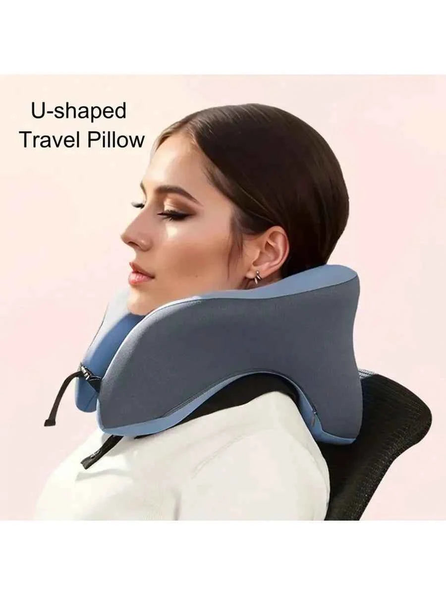 U-Shaped Travel Pillow – Multi-Functional Neck Support Cushion for Comfort &amp; Relaxation