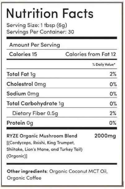 Ryze Mushroom Coffee (30 Servings) Pack of 2