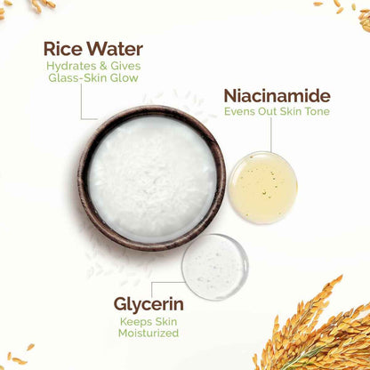 Mamaearth Rice Water Tone Up Face Cream with Rice Water &amp; Niacinamide for Glass Skin
