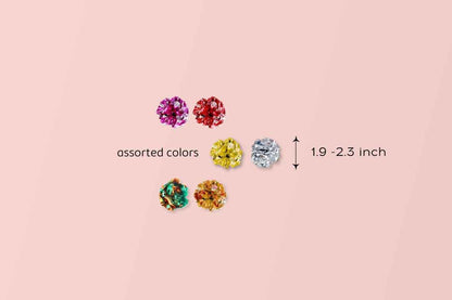 Mylar Crinkle Cat Toys - 6 Assorted Balls