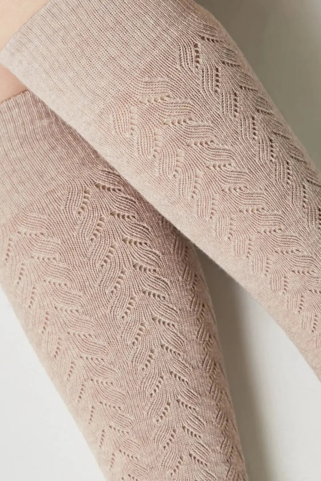 Cotton Knee Highs Conte Classic 010 - Cotton Blend and Knitted Pattern  DestGlow