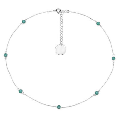 1.89 Carat Genuine Emerald .925 Sterling Silver Necklace by Bids.com