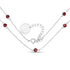 2.10 Carat Genuine Garnet .925 Sterling Silver Necklace by Bids.com