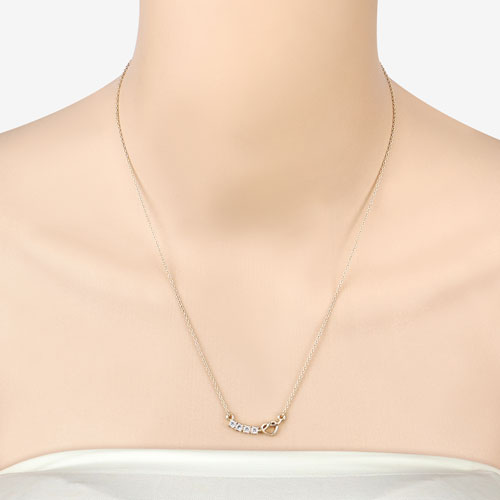 0.24 Carat Genuine Aquamarine .925 Sterling Silver Necklace by Bids.com