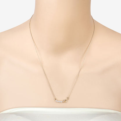 0.30 Carat Genuine Blue Topaz .925 Sterling Silver Necklace by Bids.com