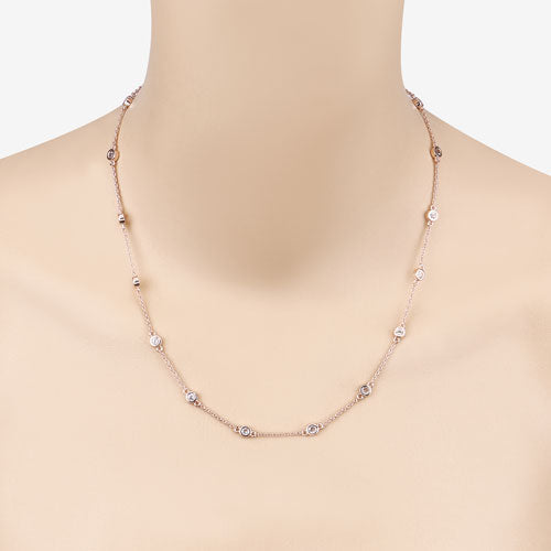 1.62 Carat Genuine Morganite .925 Sterling Silver Necklace by Bids.com