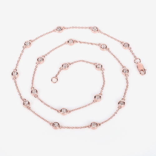 1.62 Carat Genuine Morganite .925 Sterling Silver Necklace by Bids.com
