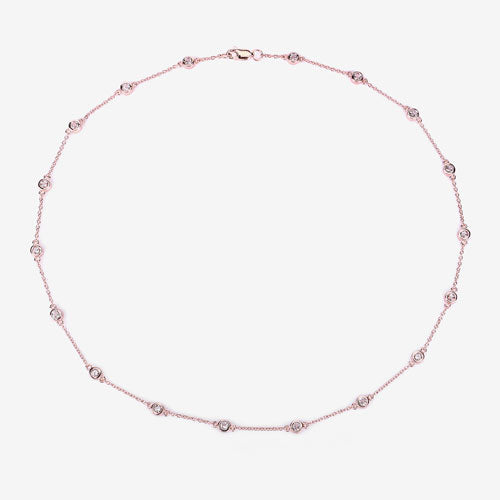 1.62 Carat Genuine Morganite .925 Sterling Silver Necklace by Bids.com