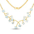 7.36 Carat Genuine Sky Blue Topaz .925 Sterling Silver Necklace  DestGlow