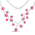 7.92 Carat Genuine Pink Topaz .925 Sterling Silver Necklace by Bids.com