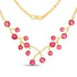 7.92 Carat Genuine Pink Topaz .925 Sterling Silver Necklace by Bids.com