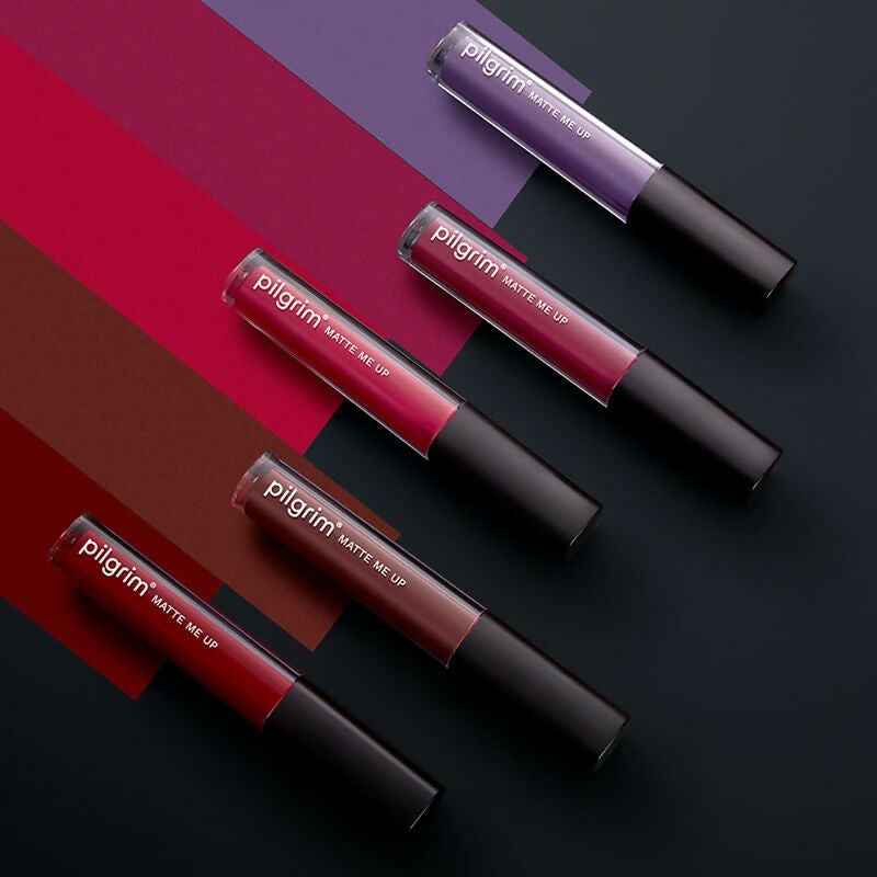 Pilgrim Liquid Matte Lipstick with Hyaluronic Acid - Flirty Rose