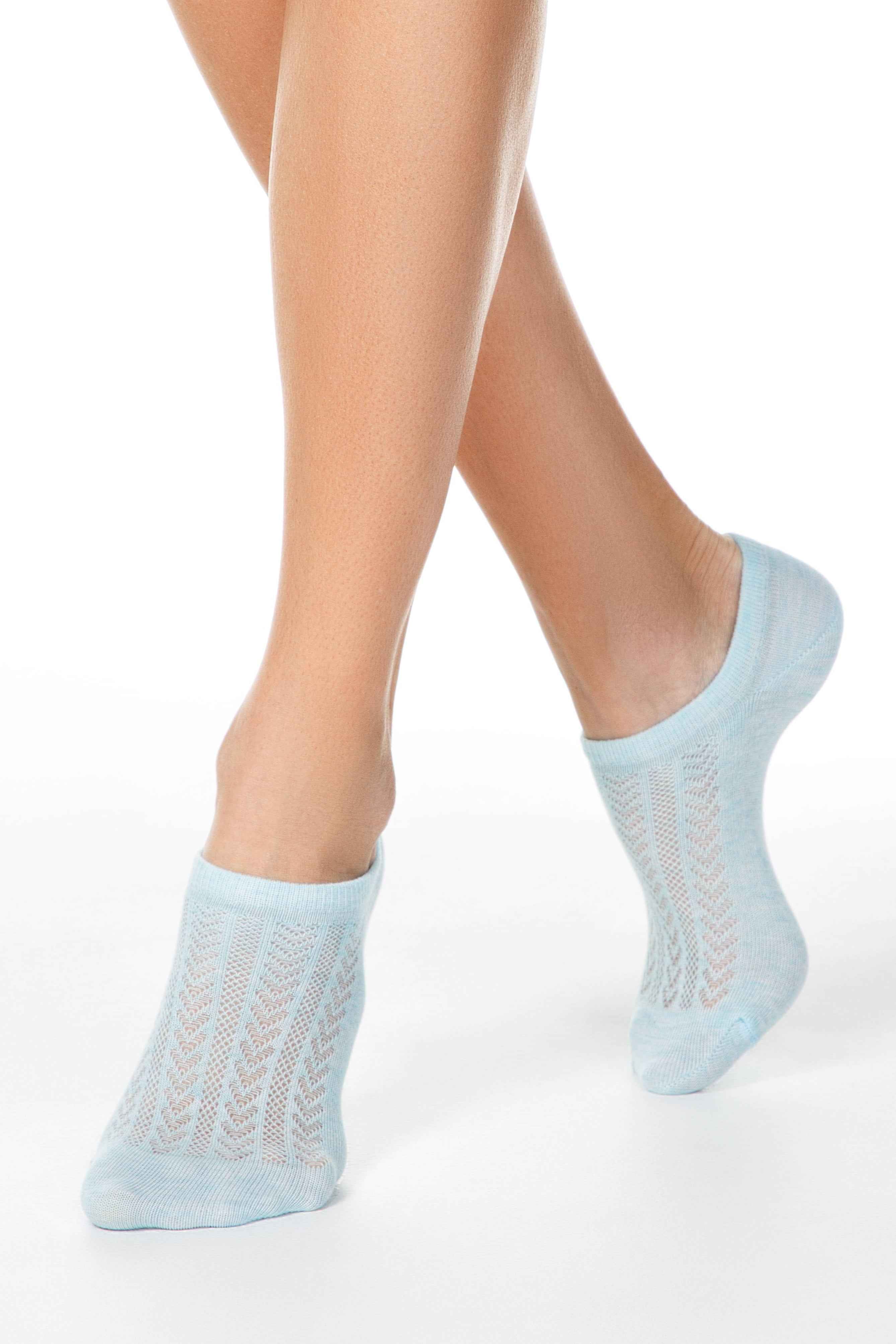 Cotton Ankle Socks Conte Active - 179 Openwork Weave