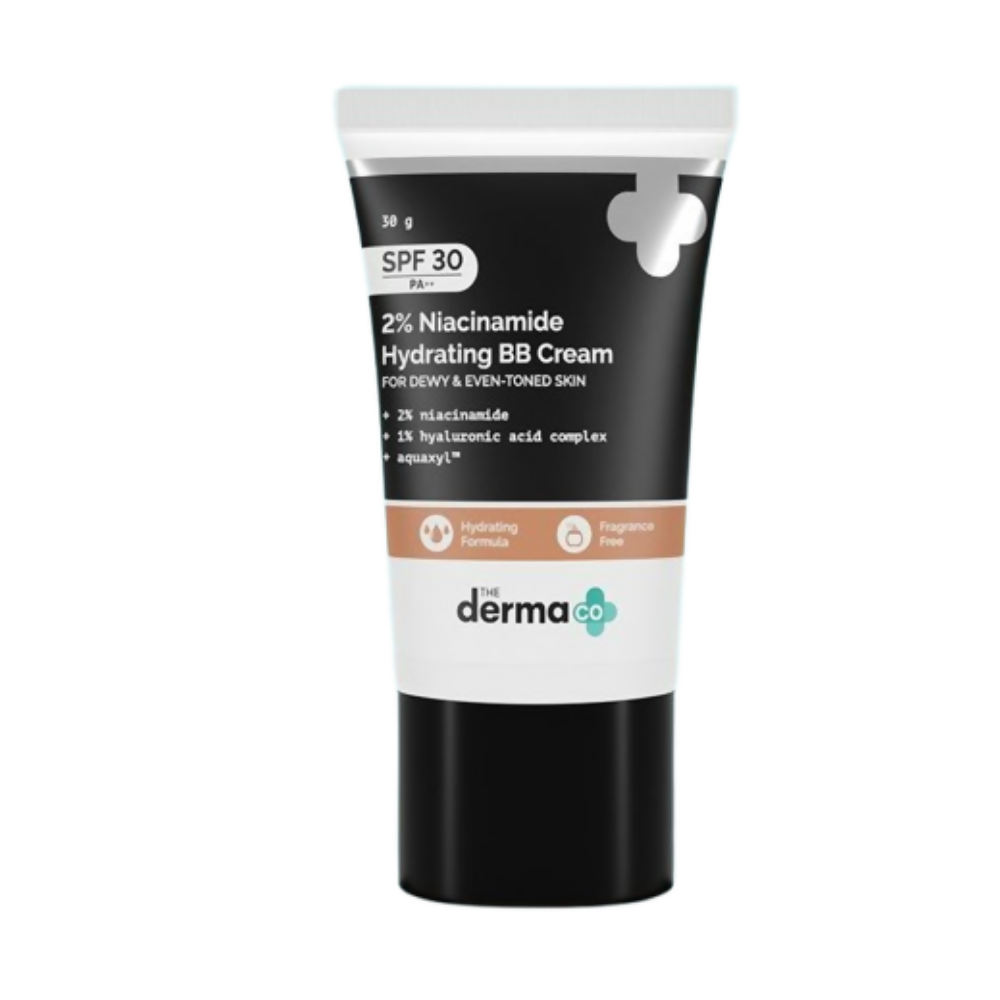 The Derma Co 2% Niacinamide Hydrating BB Cream with 1% Hyaluronic Acid Complex &amp; Aquaxyl