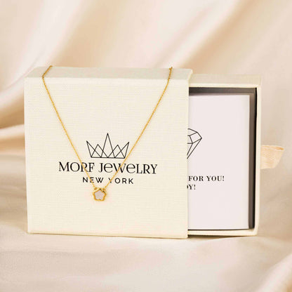 Nacre Flower Necklace - DestGlow