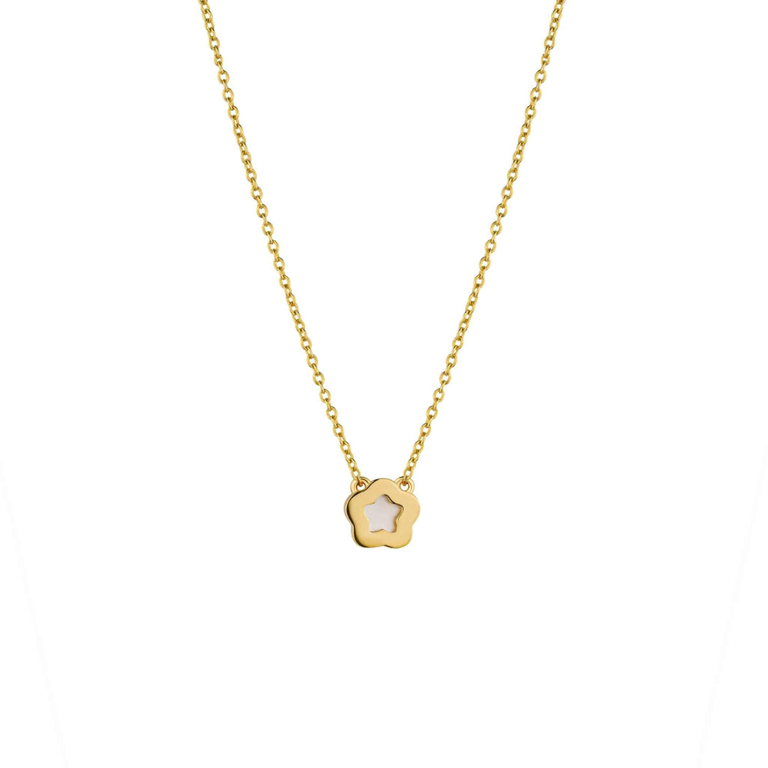 Nacre Flower Necklace - DestGlow